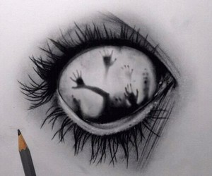 300x250 Images About Real Life On Paper On We Heart It See More - Real Eye Drawing