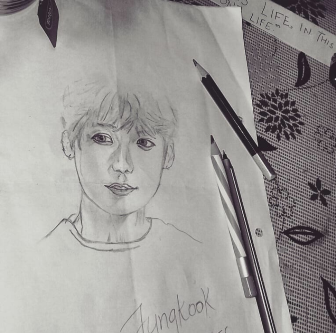 670x665 How To Draw Real Things - Real Face Drawing