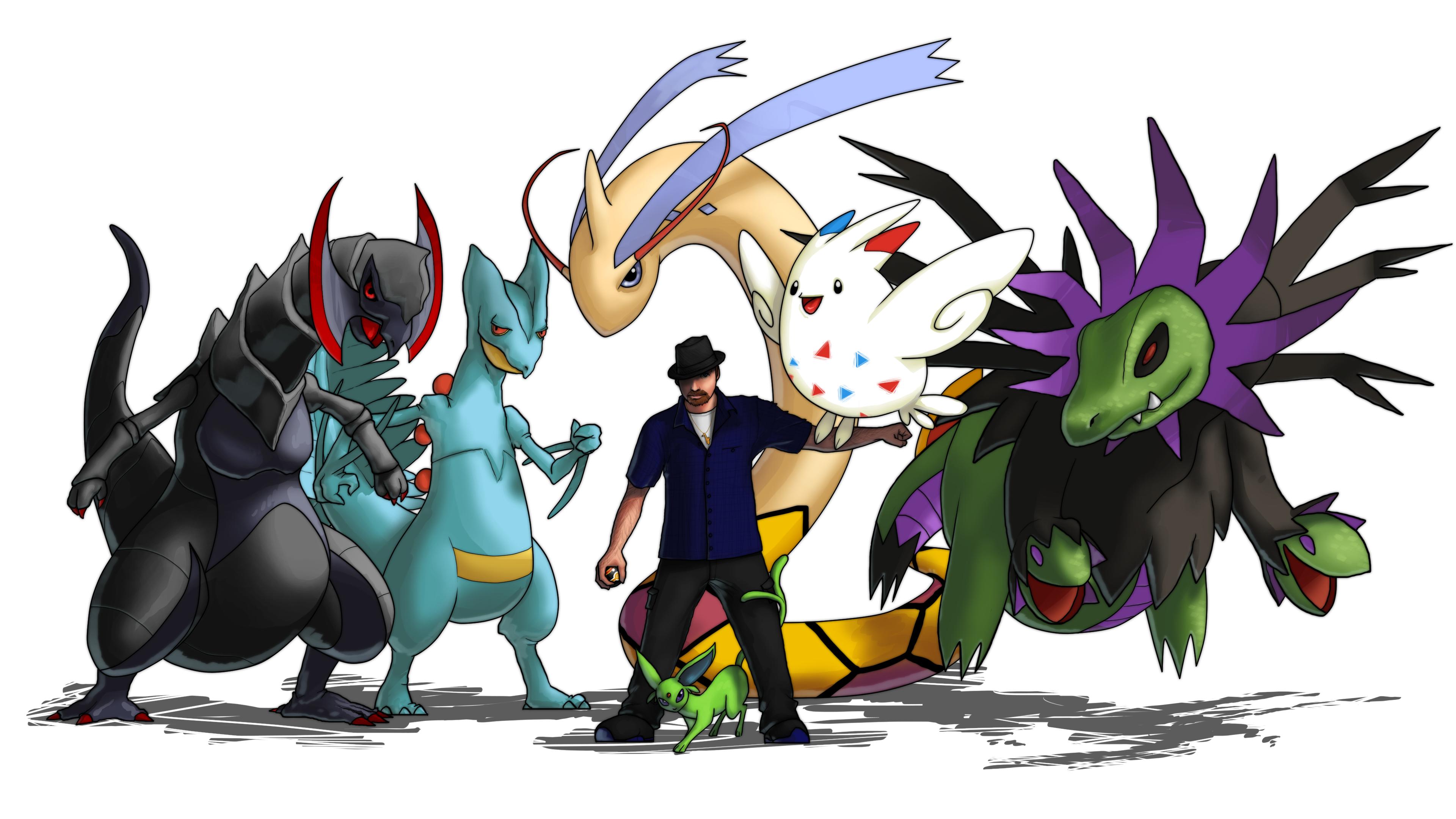 3840x2160 Killerkun Finished My Team Drawing Today Hope You All Enjoy It As - Real Life Pokemon Drawings