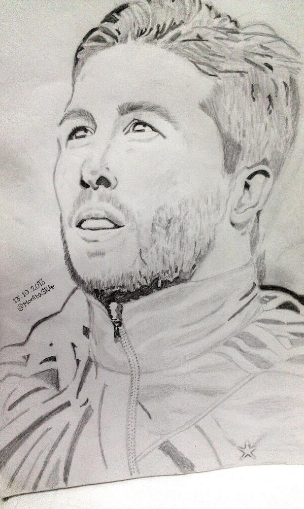599x1003 real madrid info on twitter pic sergio ramos' drawing - Real Madrid Drawing