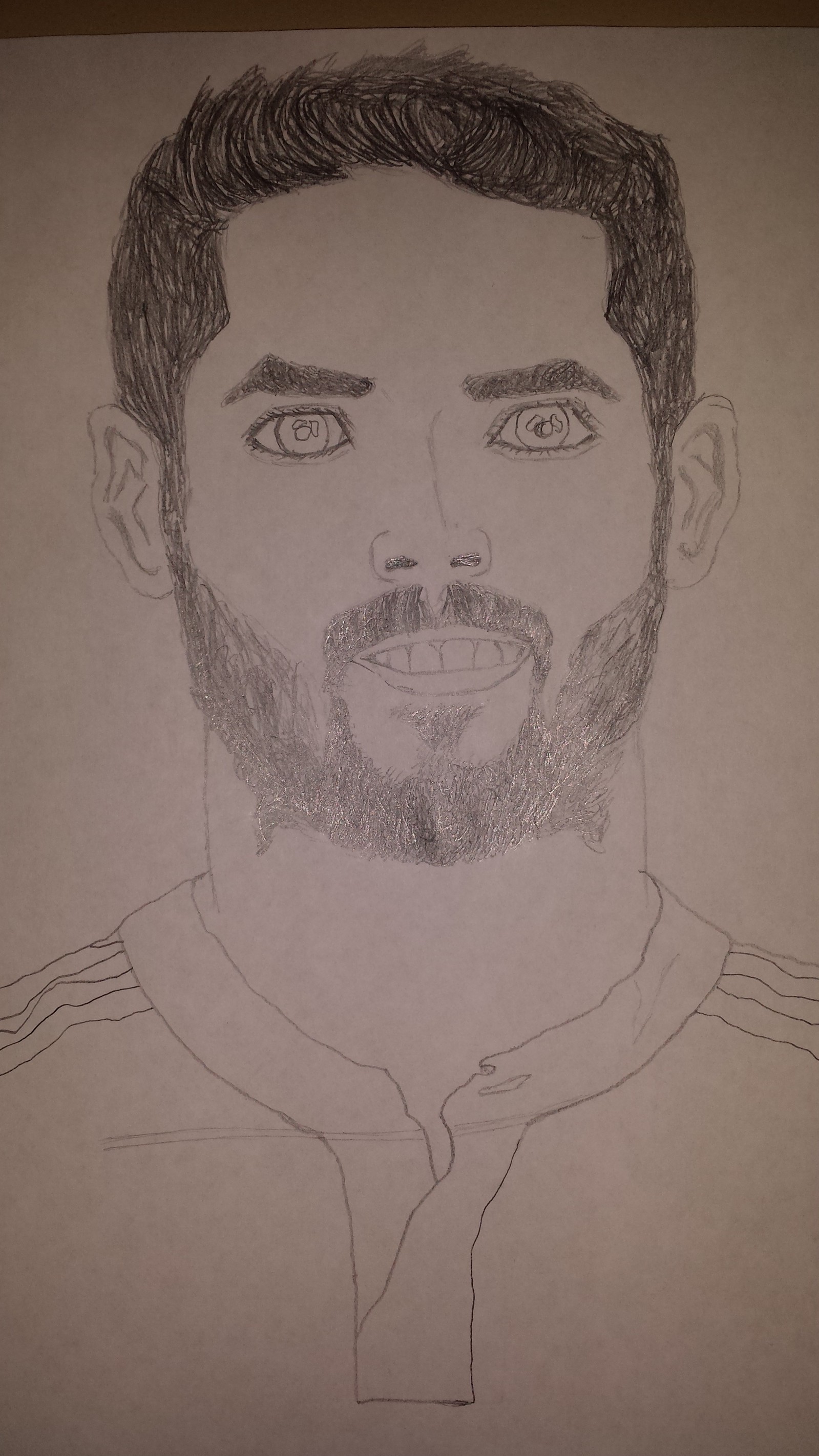 1599x2844 the artistic process, part viraj patel medium - Real Madrid Drawing