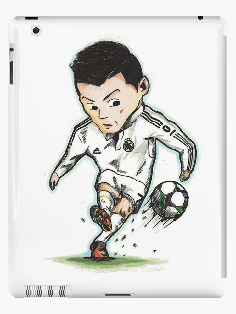 750x1000 cristiano ronaldo drawing real madrid ipad cases skins - Real Madrid Drawing