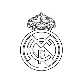 Real Madrid Logo Drawing at PaintingValley.com | Explore collection of ...