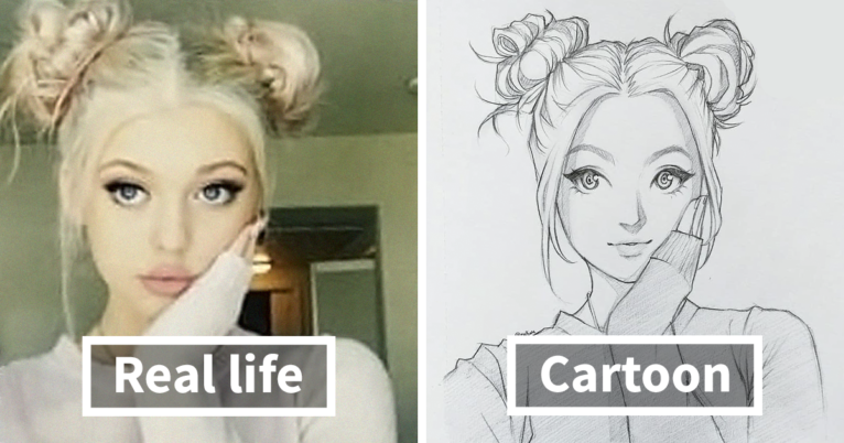 766x402 indonesian illustrator sketches real people as cartoons and you - Real People Drawings