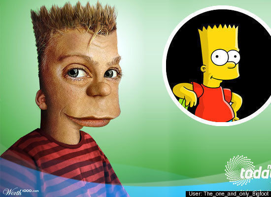 550x400 these realistic drawings of animated characters are pure nightmare - Real People Drawings