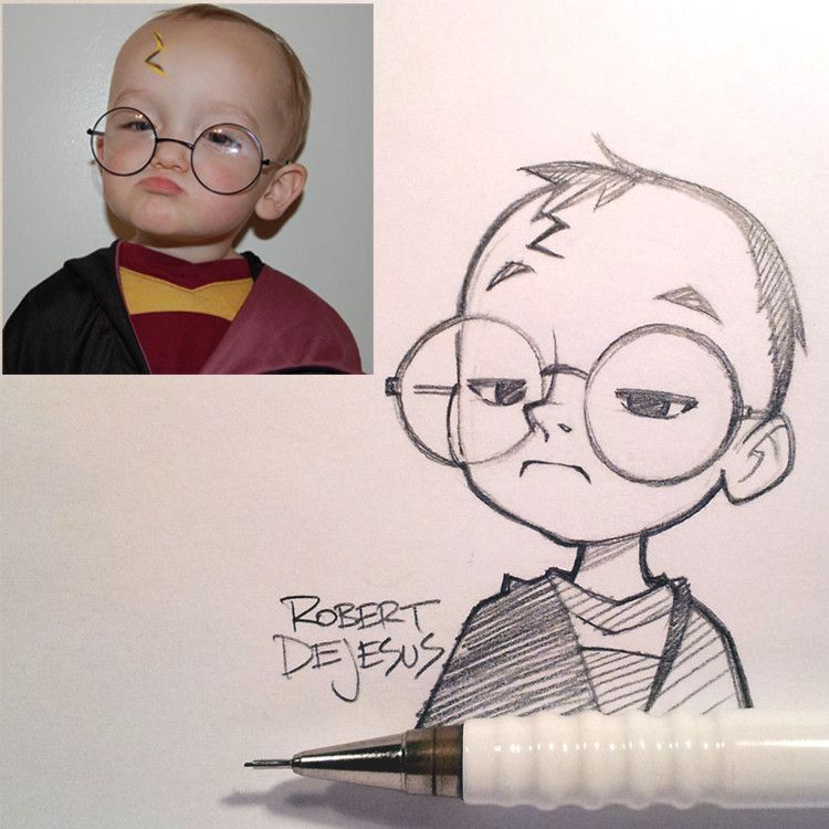 750x750 Anime Characters From Real People - Real People Drawings