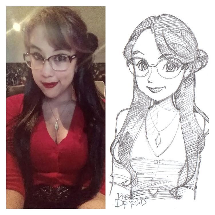 750x750 Anime Characters From Real People - Real People Drawings