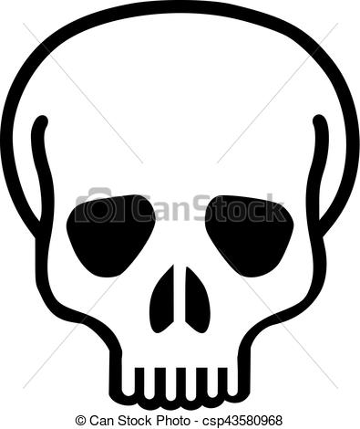 395x470 Real Skull Head - Real Skull Drawing