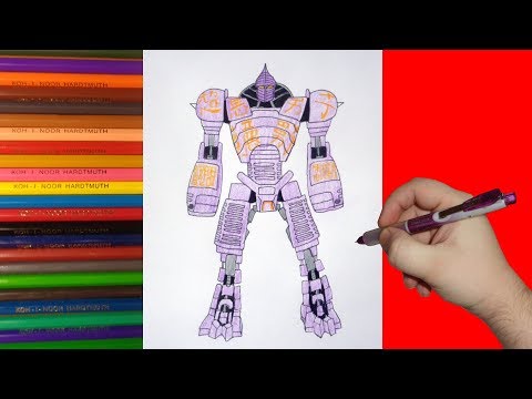 480x360 how to build a good robot in real steel - Real Steel Noisy Boy Drawing