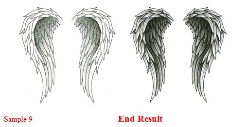 508x262 how to draw angel wings - Realistic Angel Wings Drawing