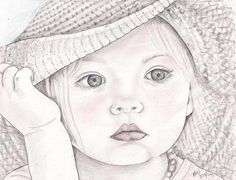 236x180 Pencil Drawings Of Realistic Baby Faces - Realistic Baby Drawing
