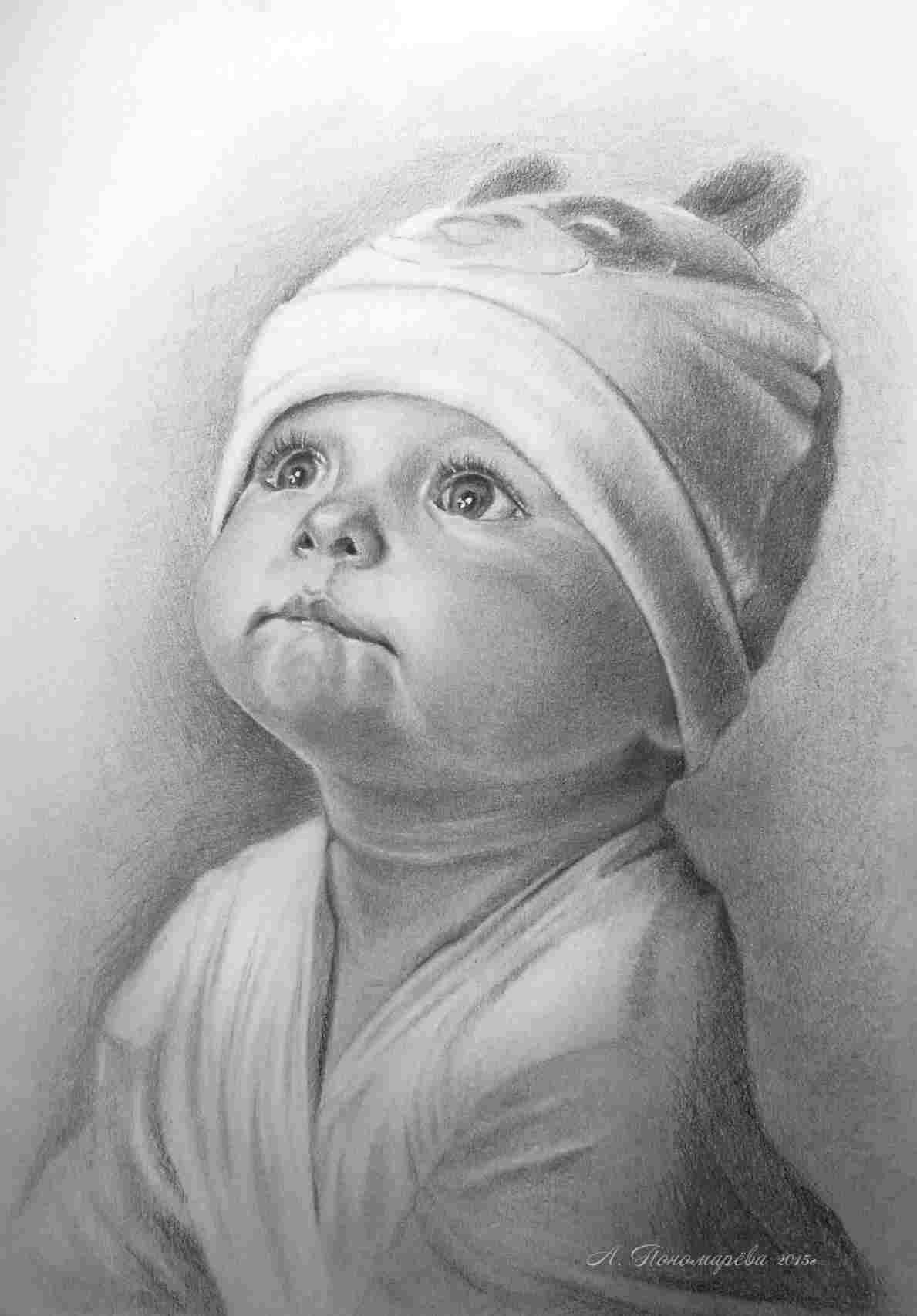 Realistic Baby Drawing at Explore collection of