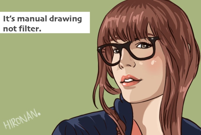 680x458 Draw Realistic Cartoon Portrait Headshot Avatar From A Photo - Realistic Cartoon Drawings