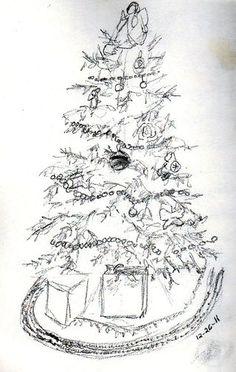236x372 realistic christmas drawings halloween holidays wizard - Realistic Christmas Tree Drawing