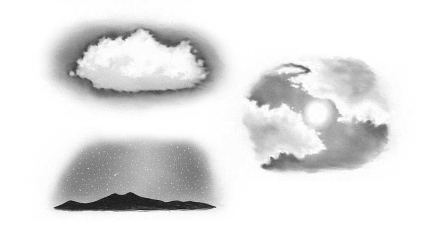 850x467 How To Draw Clouds And Sky - Realistic Cloud Drawing