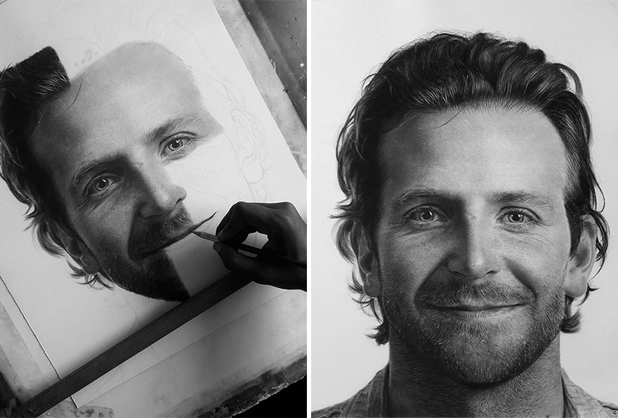 880x595 I Create Photo Realistic Portraits Using Charcoal And Graphite - Realistic Drawings