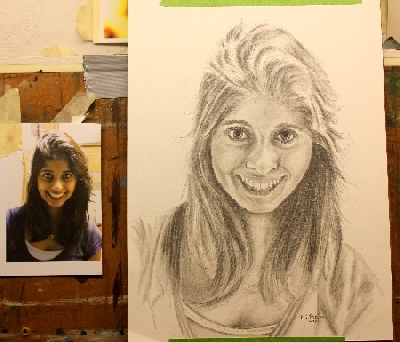 400x342 learn to draw people, techniques that guarantee success! - Realistic Drawings Of People