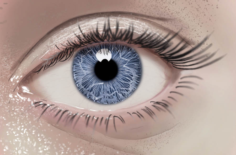 900x590 How To Draw A Realistic Eye - Realistic Eye Drawing
