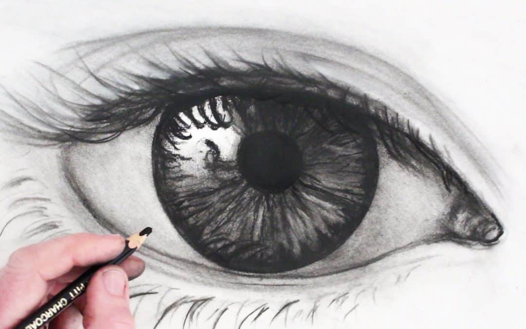 1080x675 Pencil Sketch Artist In Bangalore - Realistic Eye Drawing