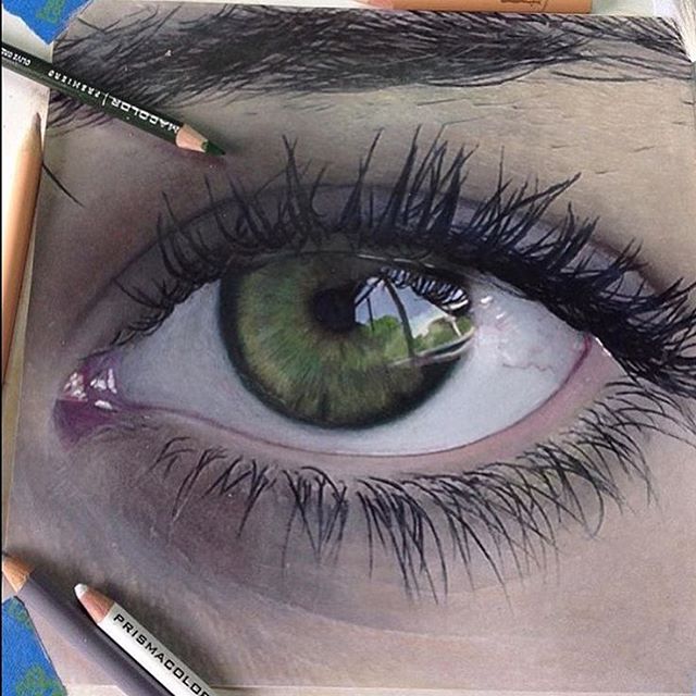 640x640 Realistic Eye Drawing - Realistic Eye Drawing