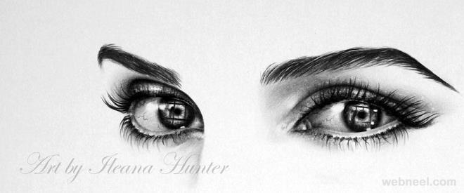 660x275 Realistic Eyes Pencil Drawing - Realistic Eye Pencil Drawing