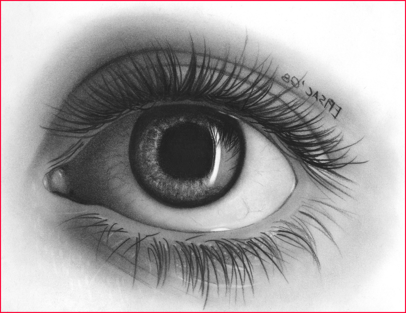eye sketch color