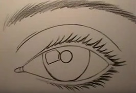 266x181 photos to draw realistic eye - Realistic Eyeball Drawing