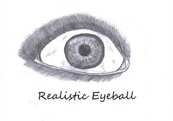 355x250 realistic eyeball drawing - Realistic Eyeball Drawing