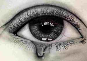 300x210 draw rhcom best pencil drawing of an eye crying - Realistic Eyeball Drawing