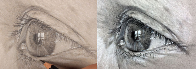 800x283 how to draw eyes - Realistic Eyebrow Drawing