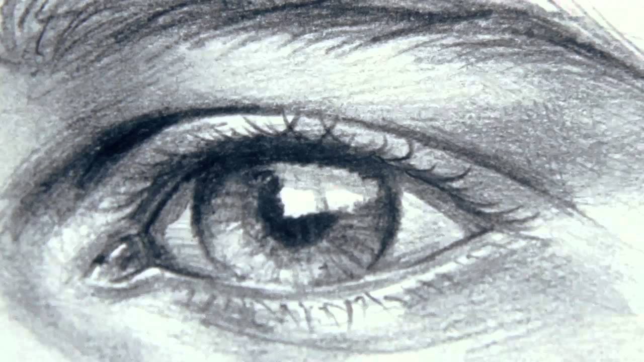 1280x720 how to draw eyes eyebrows - Realistic Eyebrow Drawing