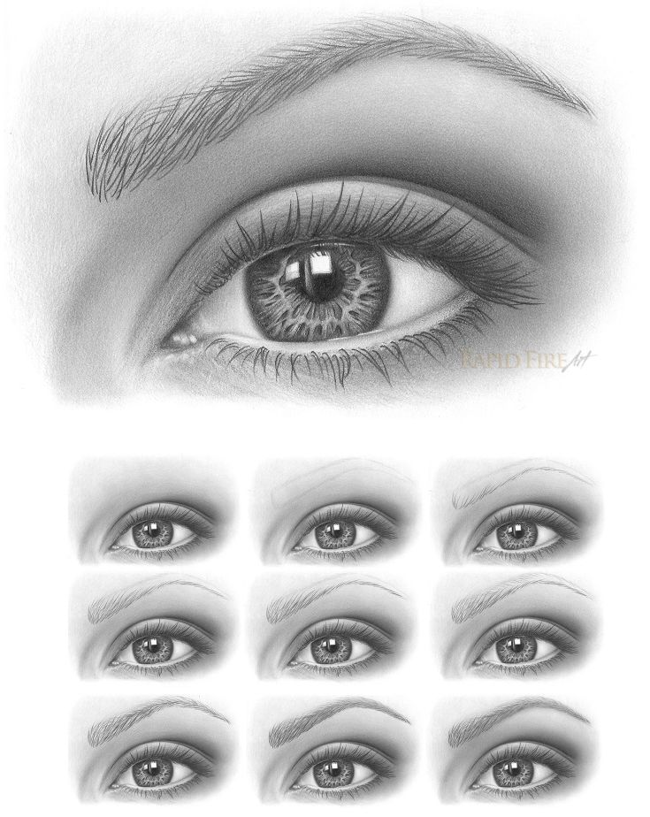 735x924 eye see in how to draw eyebrows - Realistic Eyebrow Drawing