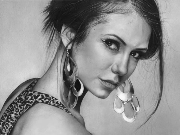 585x440 hyper realistic drawings ideas free premium templates - Realistic Face Drawing