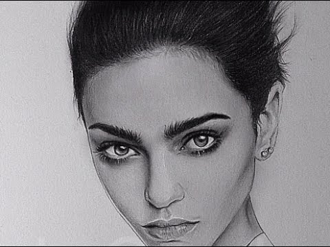 480x360 Drawing A Realistic Face - Realistic Face Drawing