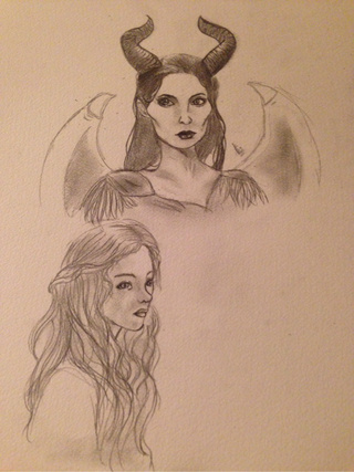 320x427 im trying to draw something realistic didn't turn put so well - Realistic Fairy Drawing