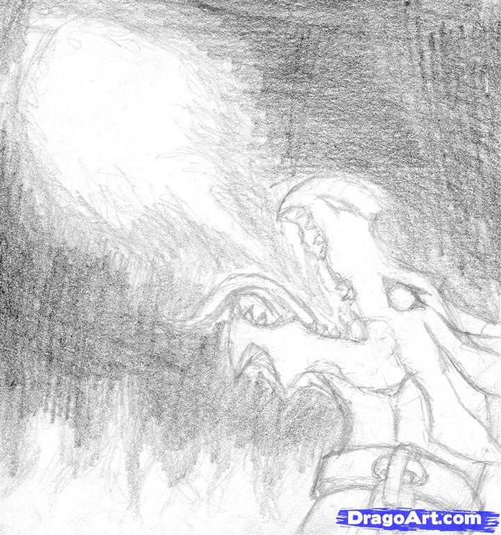 720x768 step how to draw realistic fire, realistic flames - Realistic Fire Drawing