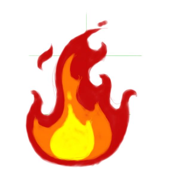 600x600 How To Draw Flames - Realistic Flame Drawing