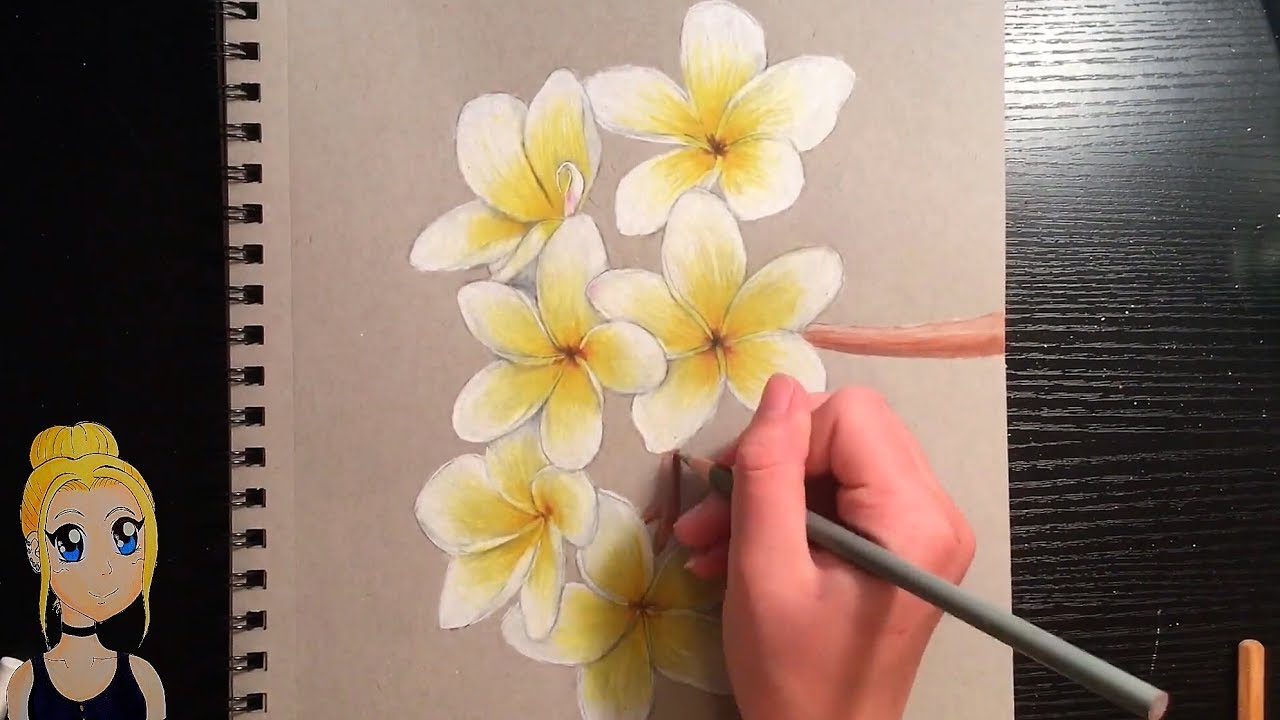 1280x720 How To Draw Realistic Flowers! With Colored Pencils - Realistic Flower Drawing