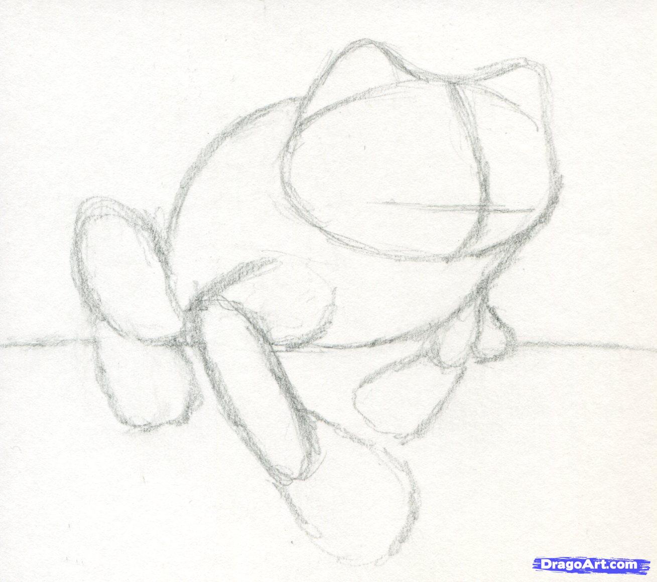 1309x1160 draw a realistic frog, white lipped tree frog, step - Realistic Frog Drawing