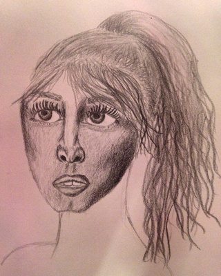 320x400 final design i guess! - Realistic Girl Drawing