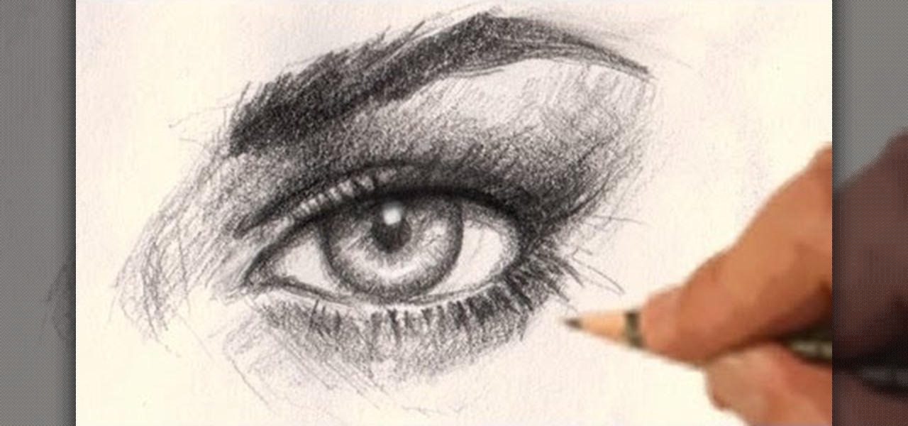 1280x600 How To Draw A Realistic Female Eye Drawing Illustration - Realistic Girl Drawing