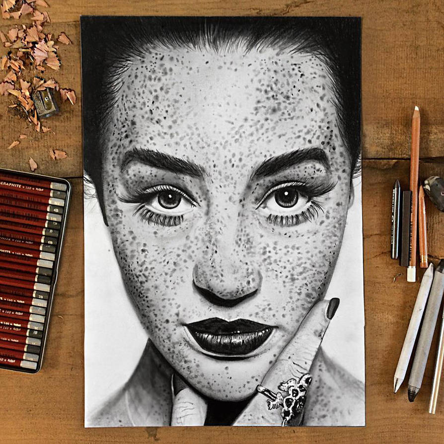 894x894 Realistic Girl Drawing - Realistic Girl Drawing