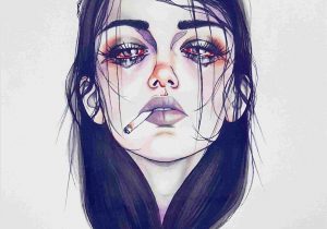 300x210 drawing cute realistic girl drawing a girl how to draw using - Realistic Girl Drawing