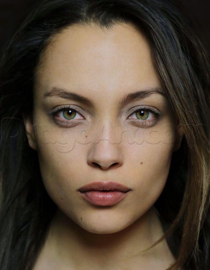 736x943 Realistic Female Faces, Step - Realistic Girl Drawing