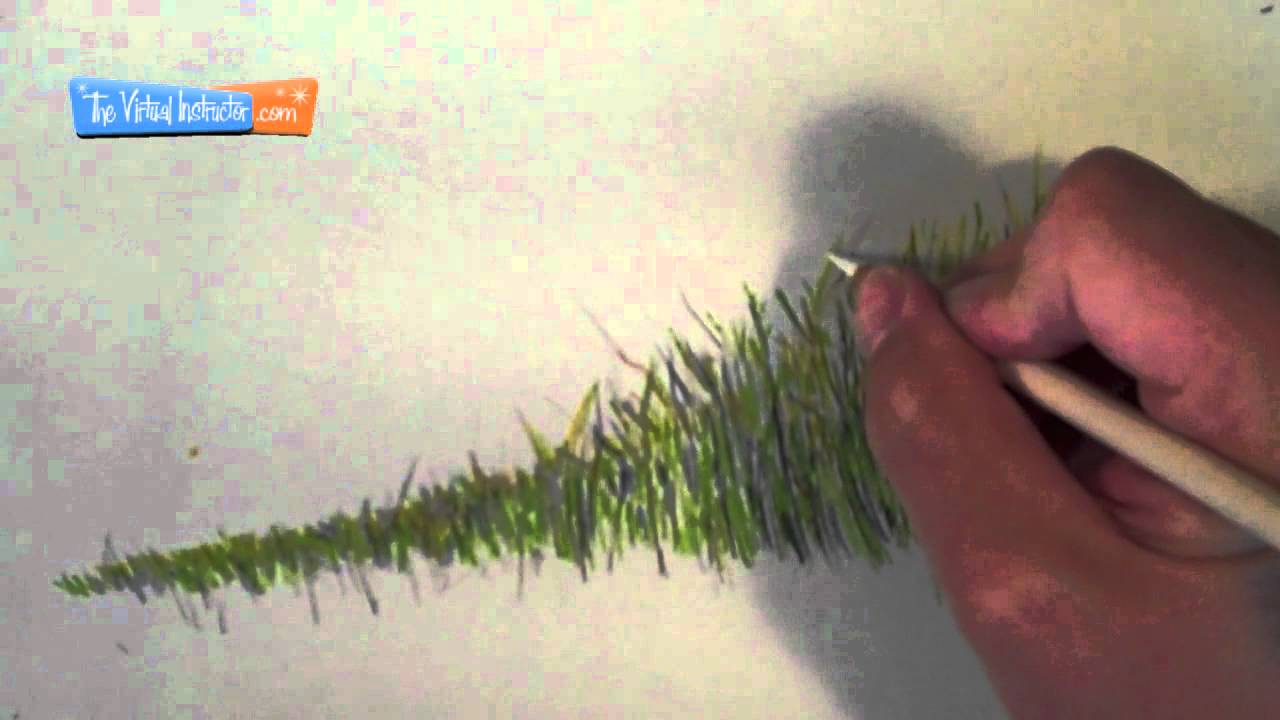 1280x720 how to draw grass - Realistic Grass Drawing