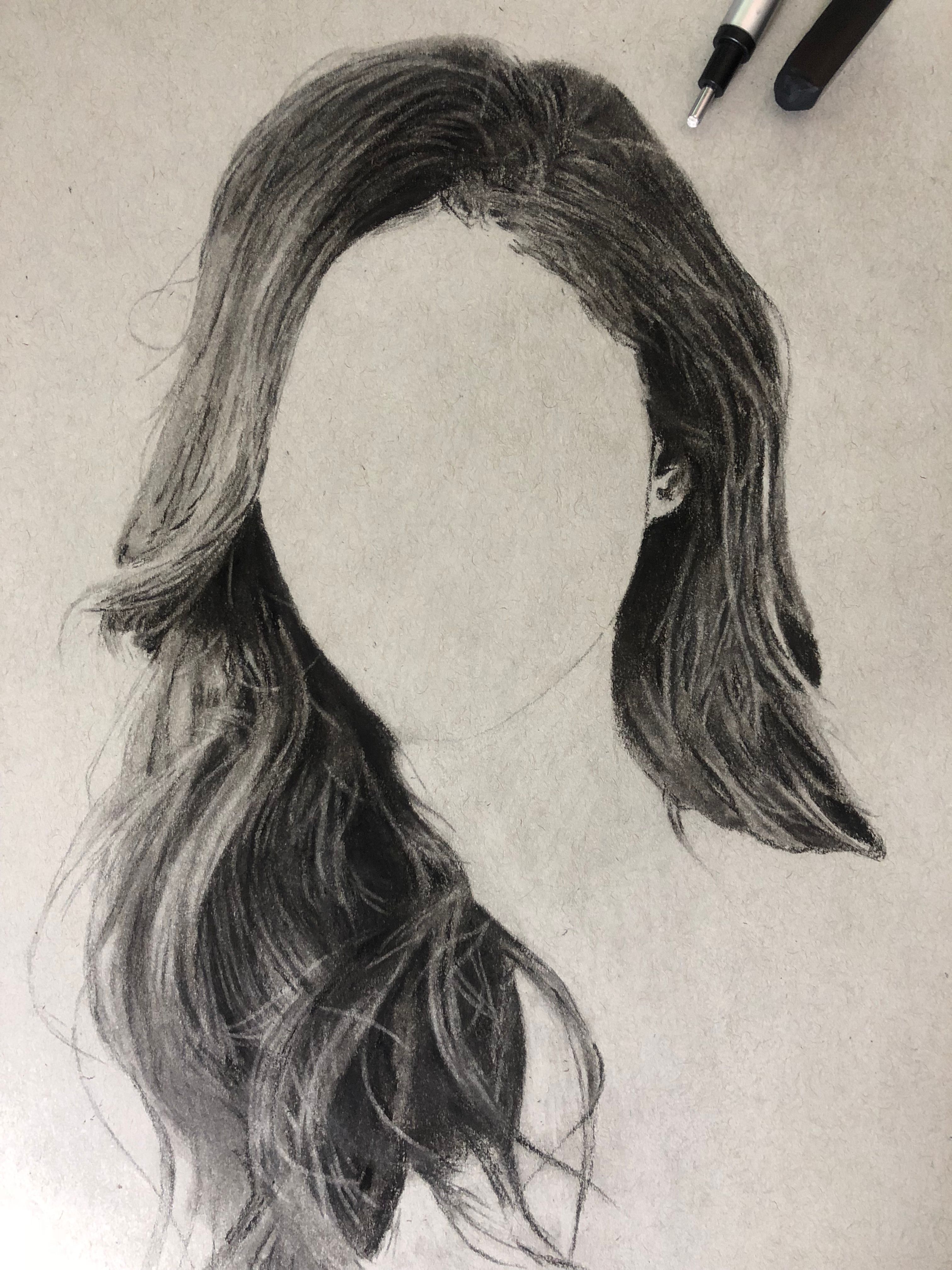 How To Draw Hair Realistic Howto Techno