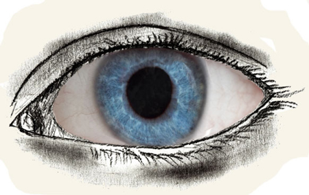 450x284 How To Draw Human Eyes - Realistic Human Eye Drawing