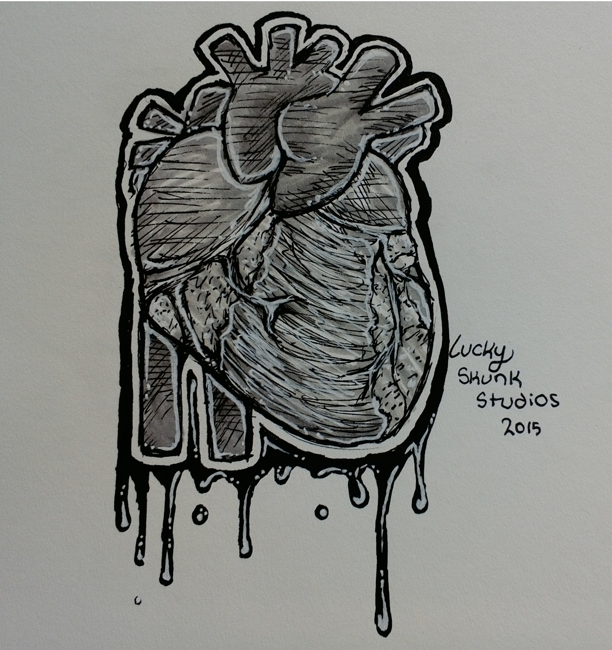 2044x2172 Somewhat Realistic Human Heart ^ ^ Weasyl - Realistic Human Heart Drawing