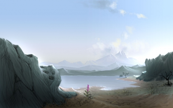 600x375 create a realistic landscape from scratch with a graphic tablet - Realistic Landscape Drawings