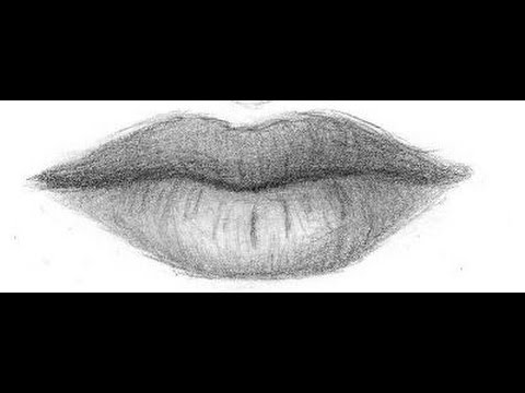 480x360 how to draw realistic lips and narrated lips - Realistic Lips Drawing